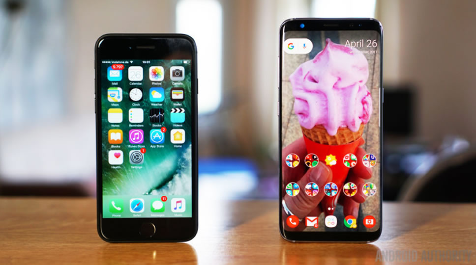 iphone7 vs galaxy s8